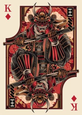 samurai of diamond card