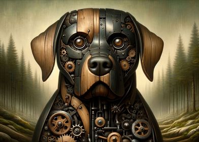 Rottweiler Steampunk Art