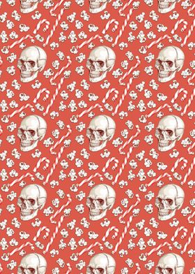 Skulls Popcorn Pattern