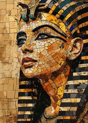 Cleopatra Queen Mosaic
