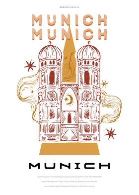 Munich big city poster