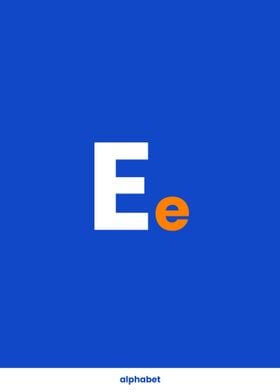 Letter E