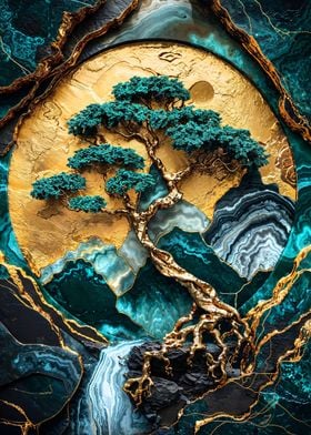 Golden Tree of Harmony Art