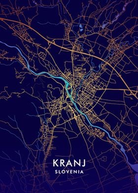 Kranj City map