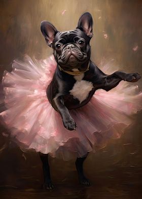 French Bulldog Ballerina