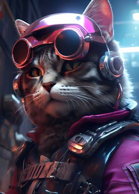 Cyberpunk Cat