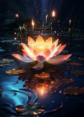 Magic Lotus Flower