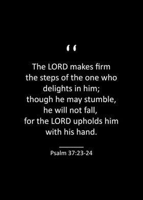 Psalm 37 23 24