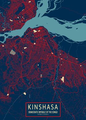 Kinshasa City Map Hope