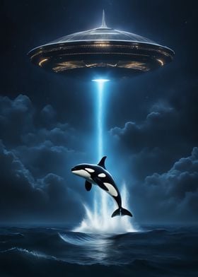 Orca Whale Alien Spaceship