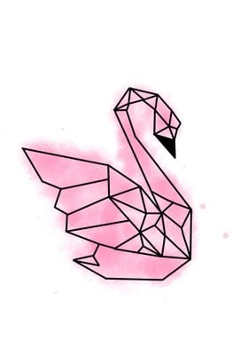 Pink swan 