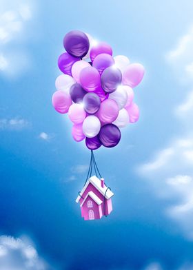 Pink Balloon House