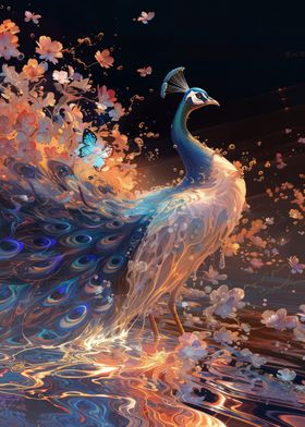 Ethereal Peacock