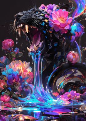  Floral Panther Fury