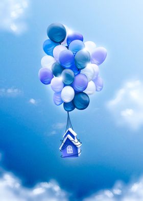 Blue Balloon House