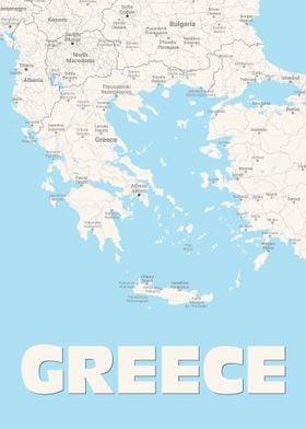 Map of Greece