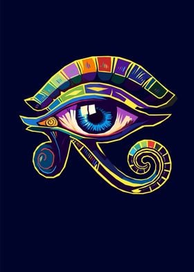 Eye of Ra Wpap Pop Art