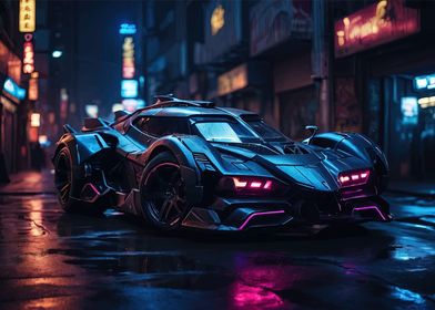 Cyberpunk car