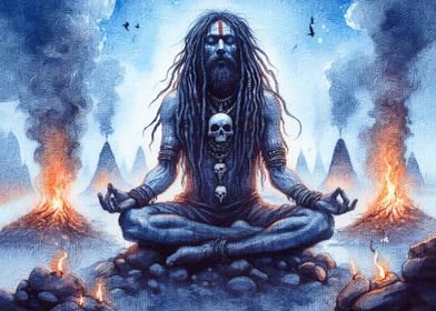 Aghori Shiva Devotee