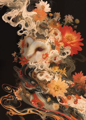 Floral OWL Whirlwind