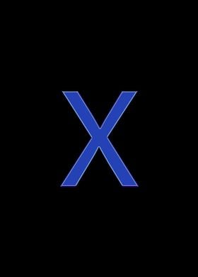 x small letter