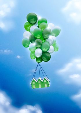 Green Balloon House