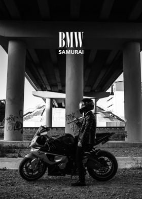 samurai on bmw