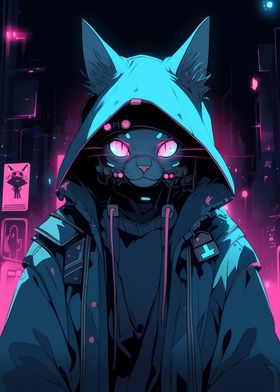 Cyberpunk Cat