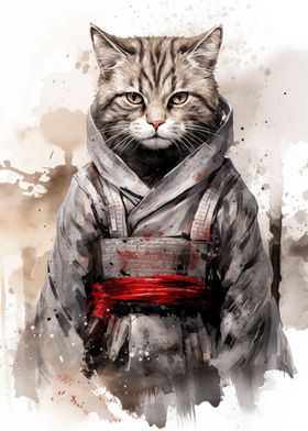 Samurai Neko