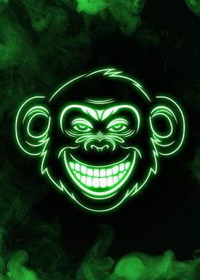 Monkey Neon Green Light
