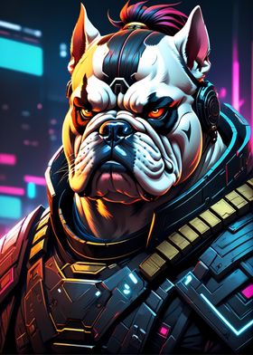 Brutal Samurai Bulldog