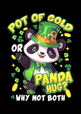 St Patricks Day Panda