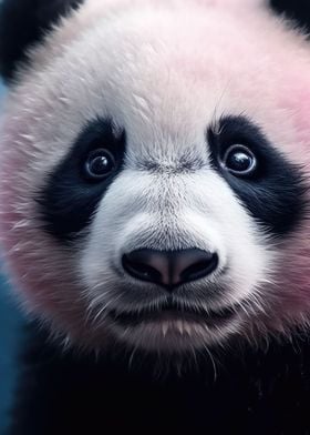 Panda Closeup Face