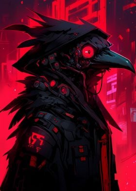 Cyberpunk Raven