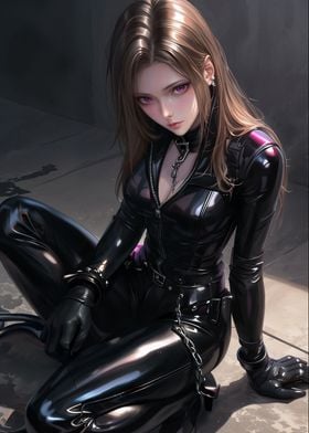 Anime Girl Latex WAIFU