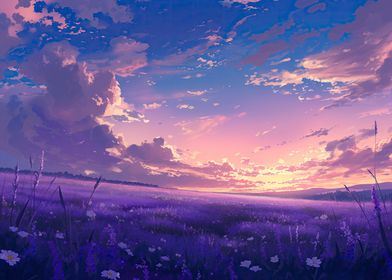 Lavender Sunset