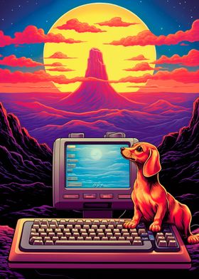 Dachshund x Computer