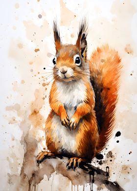 Squirrel Painting