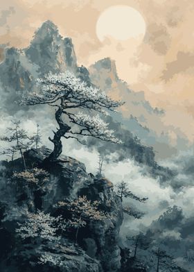 japan mountain landscape