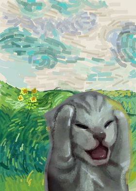 screaming cat  monet 