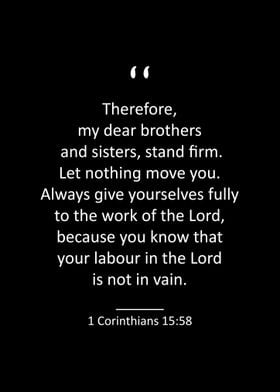 1 Corinthians 15 58