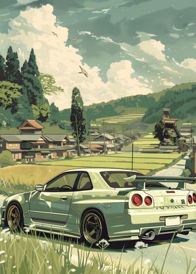 JDM GTR R34 Nissan Skyline