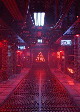 Cyberpunk Corridor