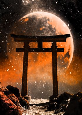 Japanese Gate in space