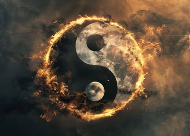 Yin Yang Peace Symbol