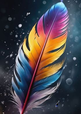 Rainbow Feather