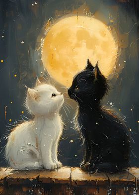 Moonlight Cat Companions