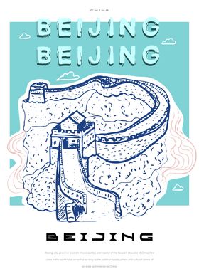Beijing city poster
