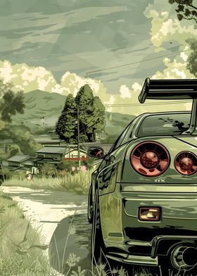 JDM Nissan Skyline GTR R34