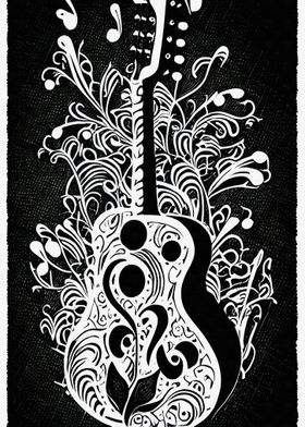 Abstract guitar